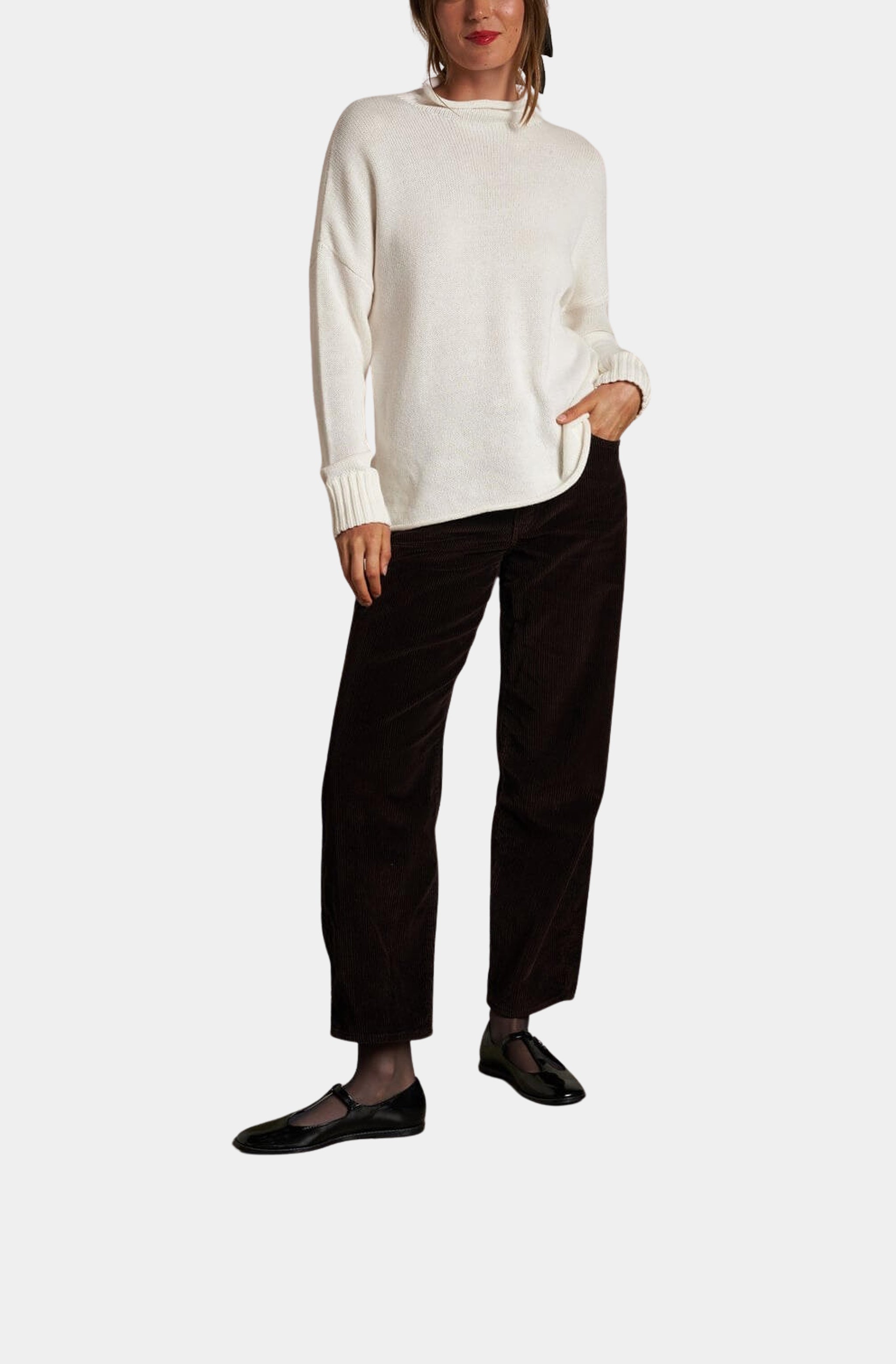 Nova Cashmere Roll Neck Sweater