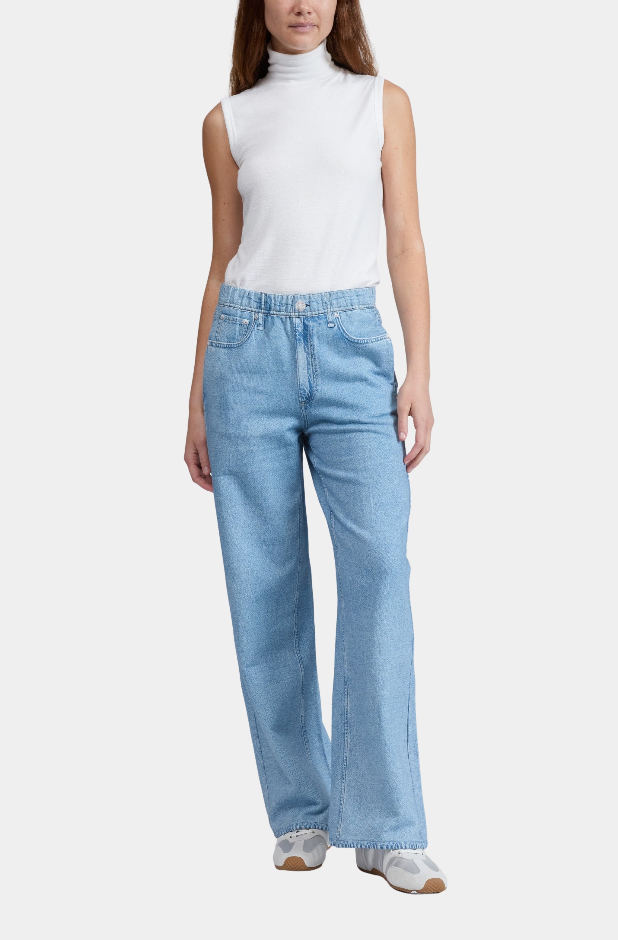 Miramar Terry Pull On Wide Leg Pant