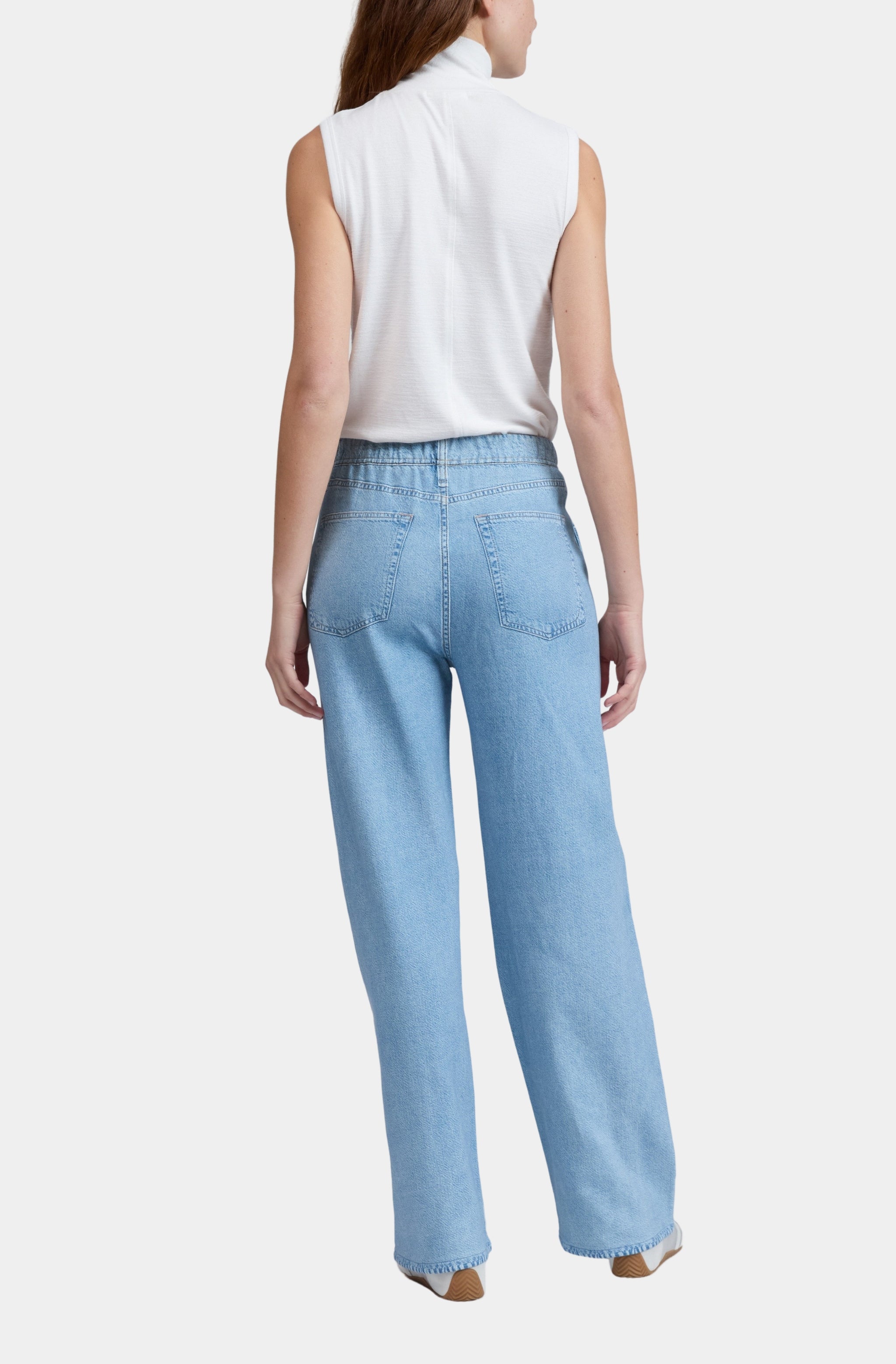 Miramar Terry Pull On Wide Leg Pant