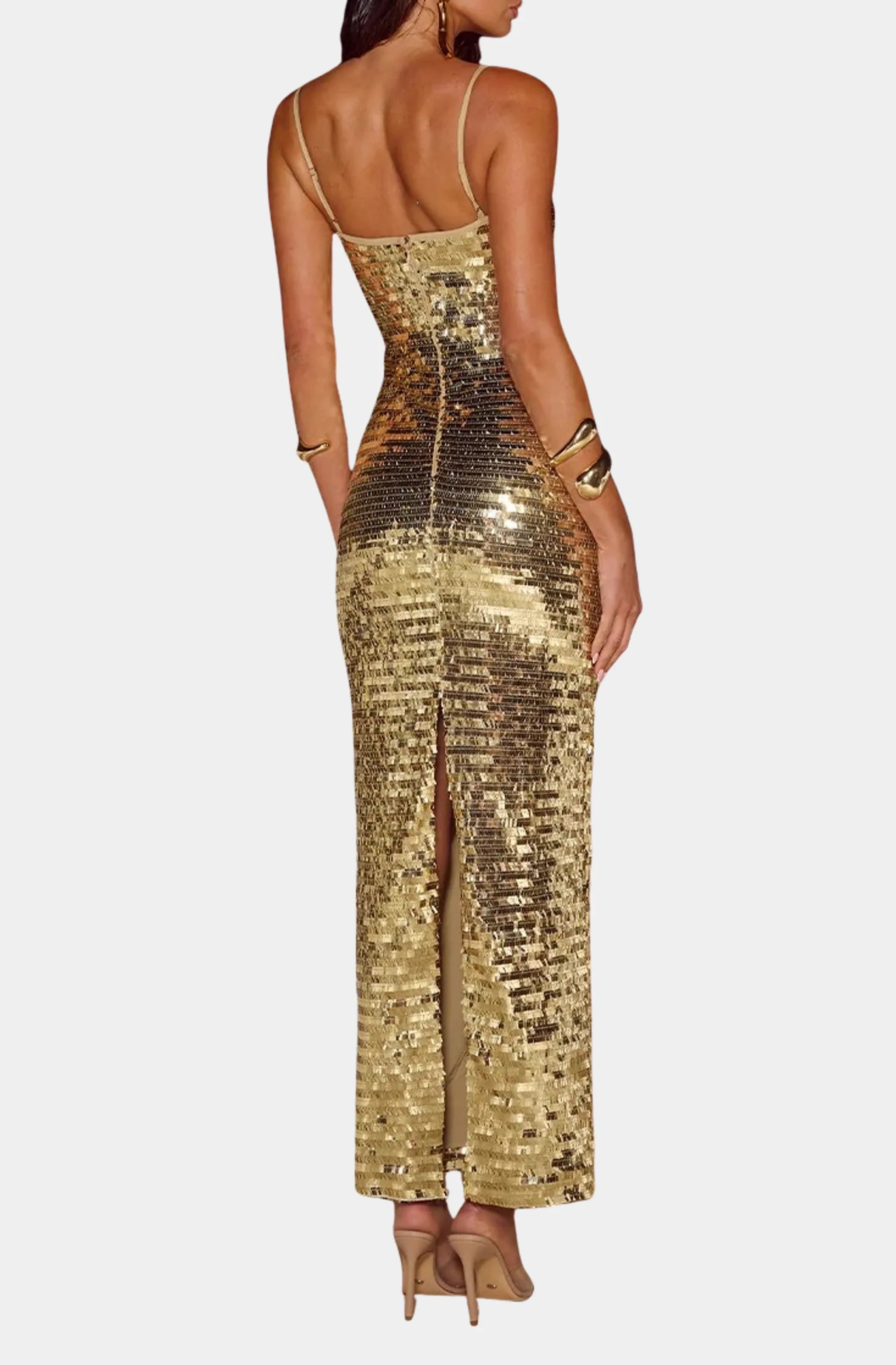 Kerrie Sequin Maxi Dress