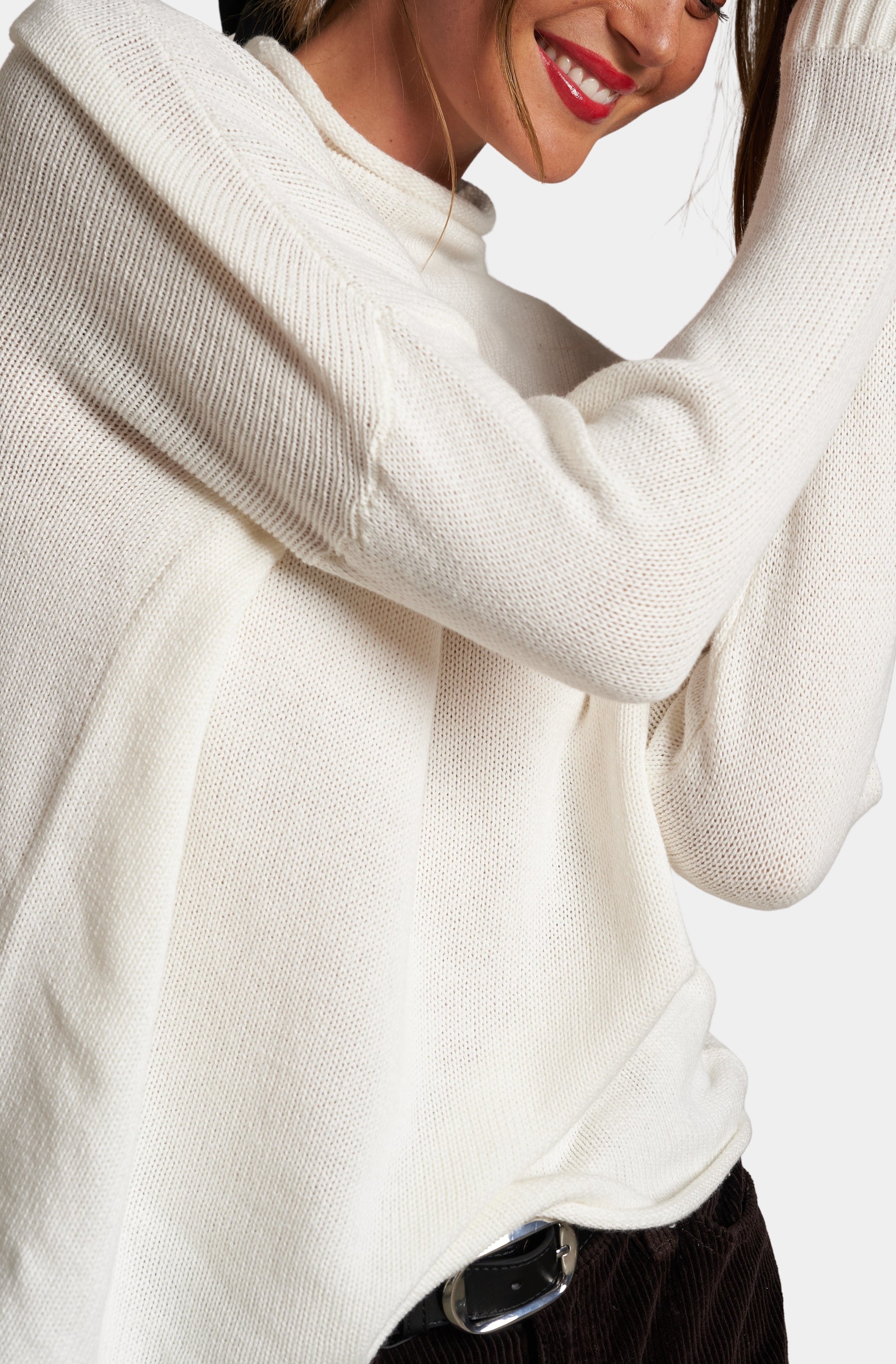 Nova Cashmere Roll Neck Sweater