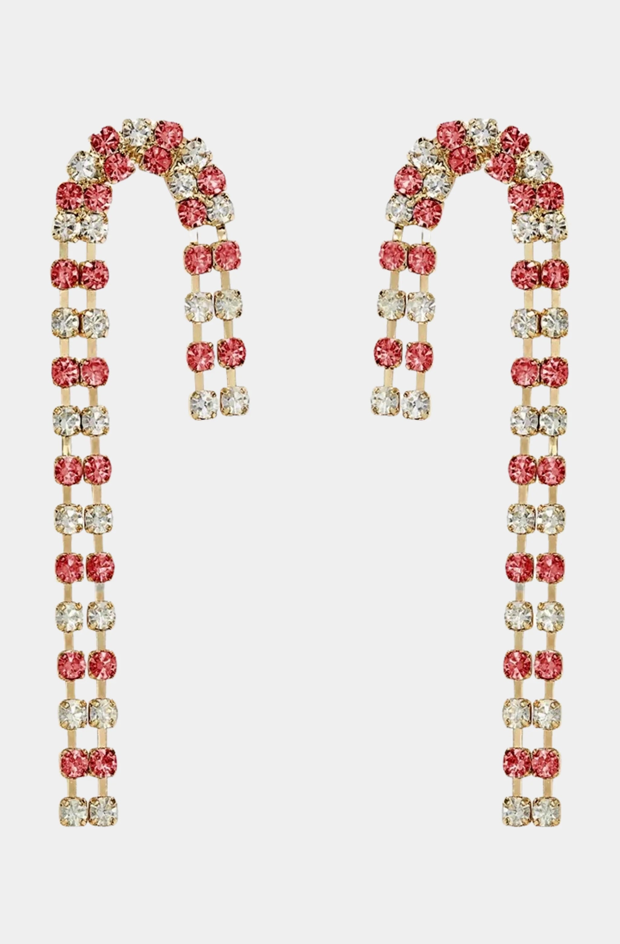 Candy Cane Drop Earrings