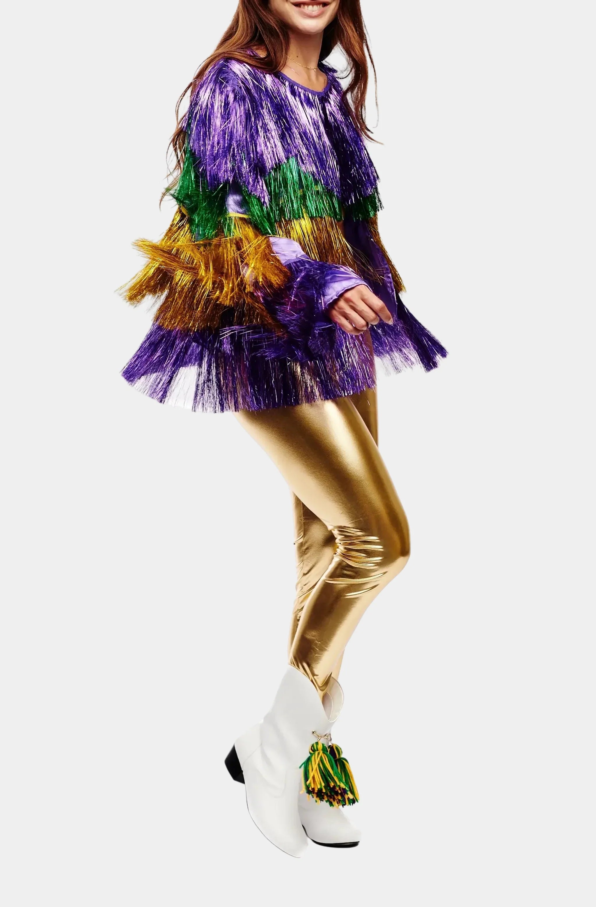 Mardi Gras Tinsel Jacket