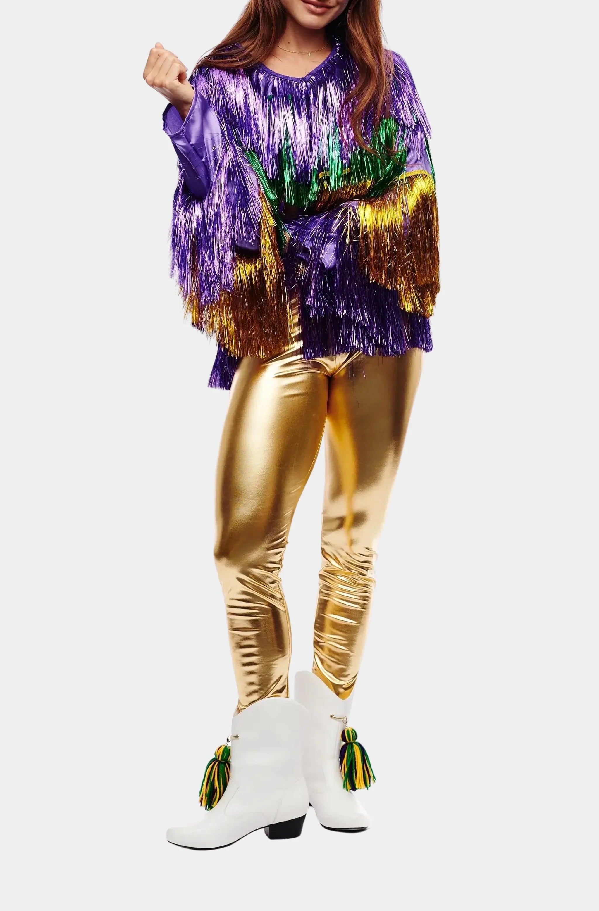 Mardi Gras Tinsel Jacket