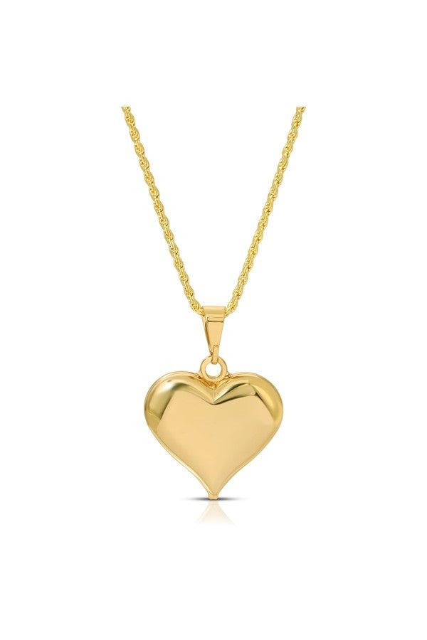 Puffy Heart Necklace