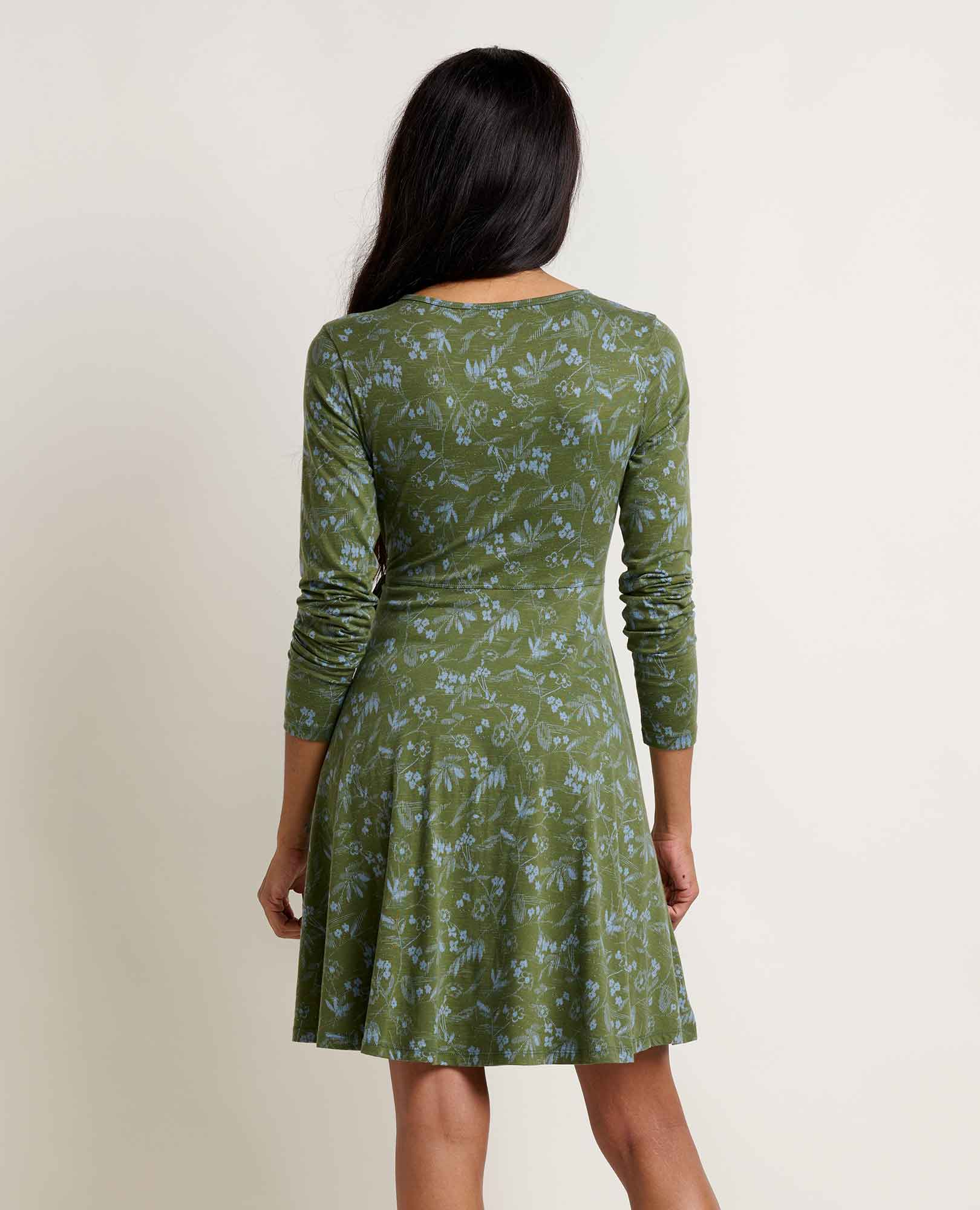 Freesia Long Sleeve Wrap Dress