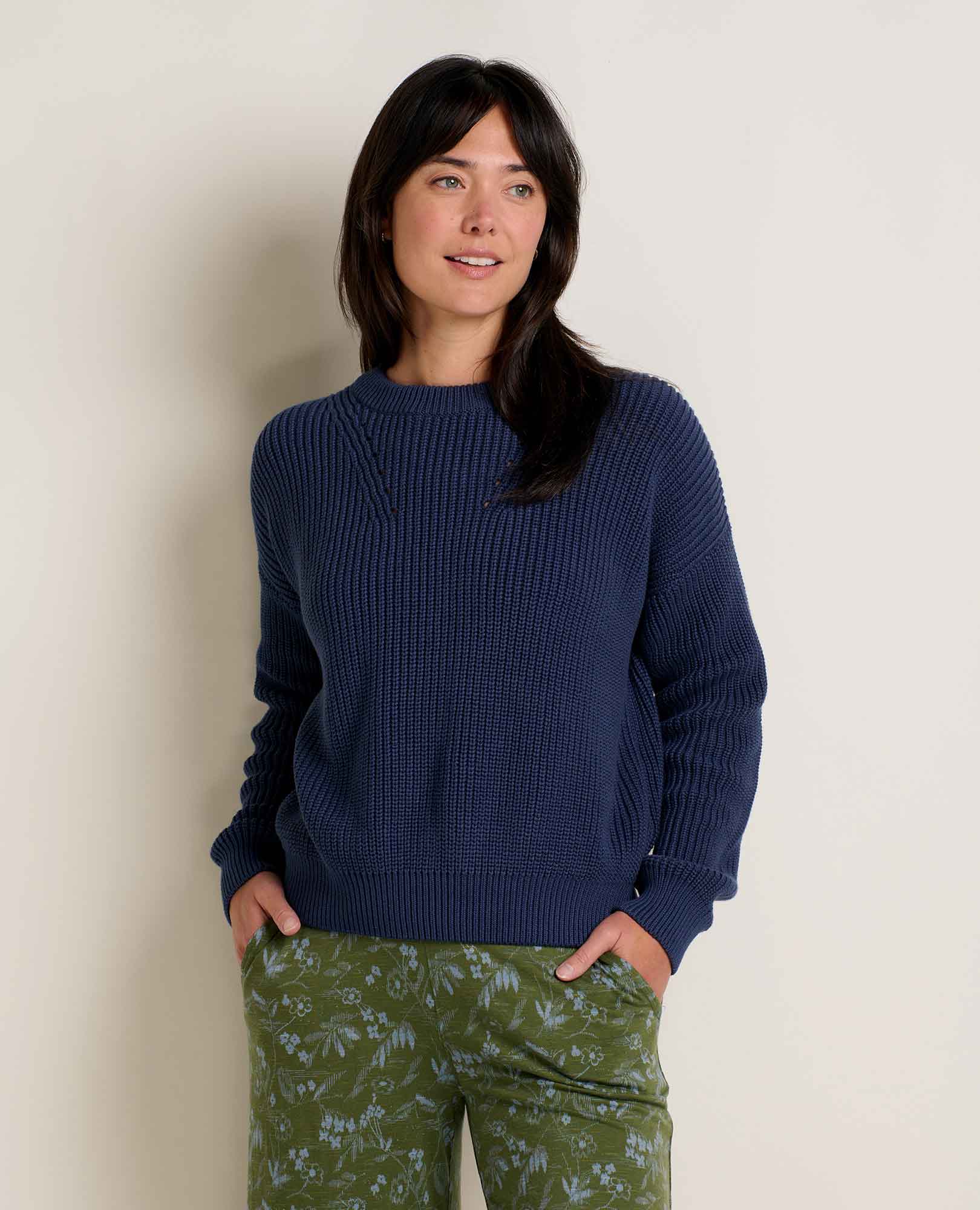 Bianca Shaker Crew Sweater