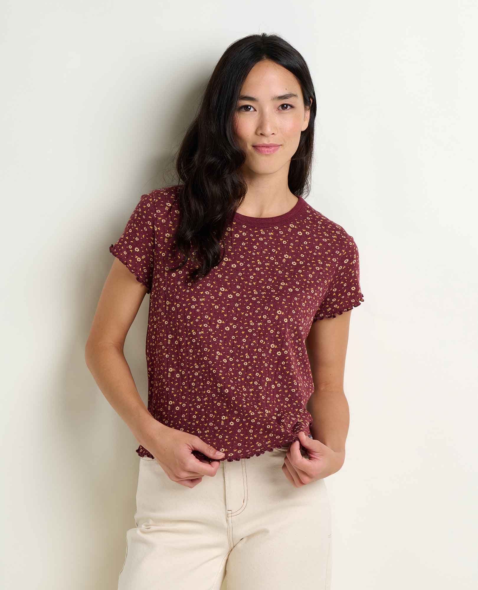 Foothill Pointelle Baby Tee