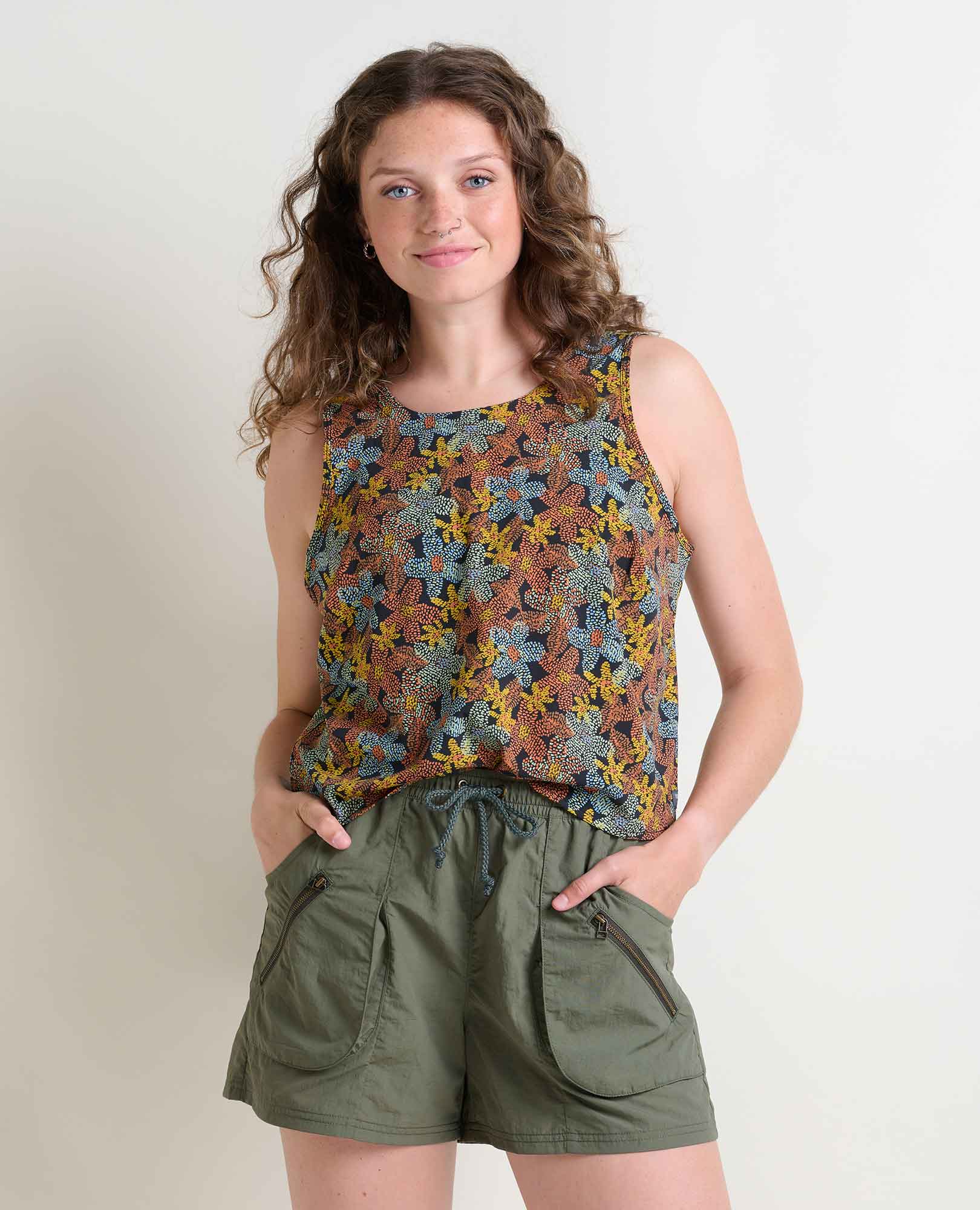 Sunkissed Button Back Tank