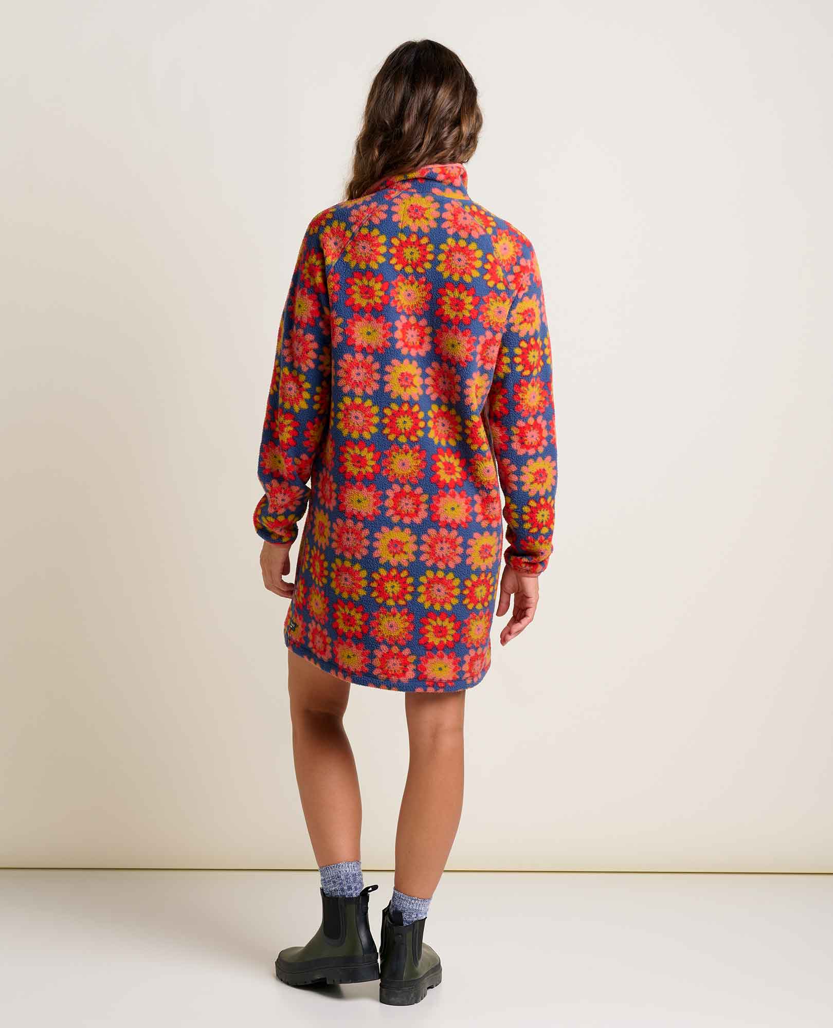 Campo Fleece 1/4 Snap Dress