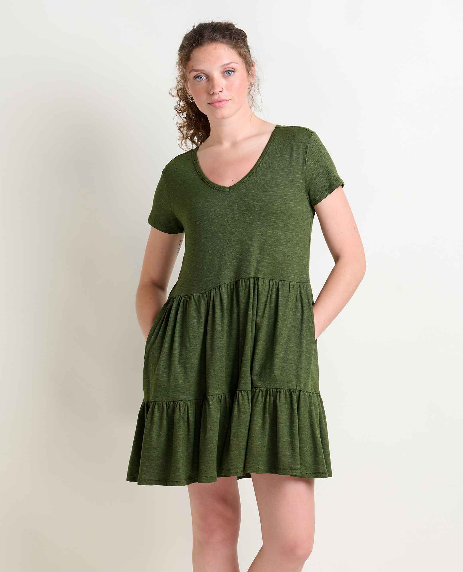 Marley Tiered Short Sleeve Dress