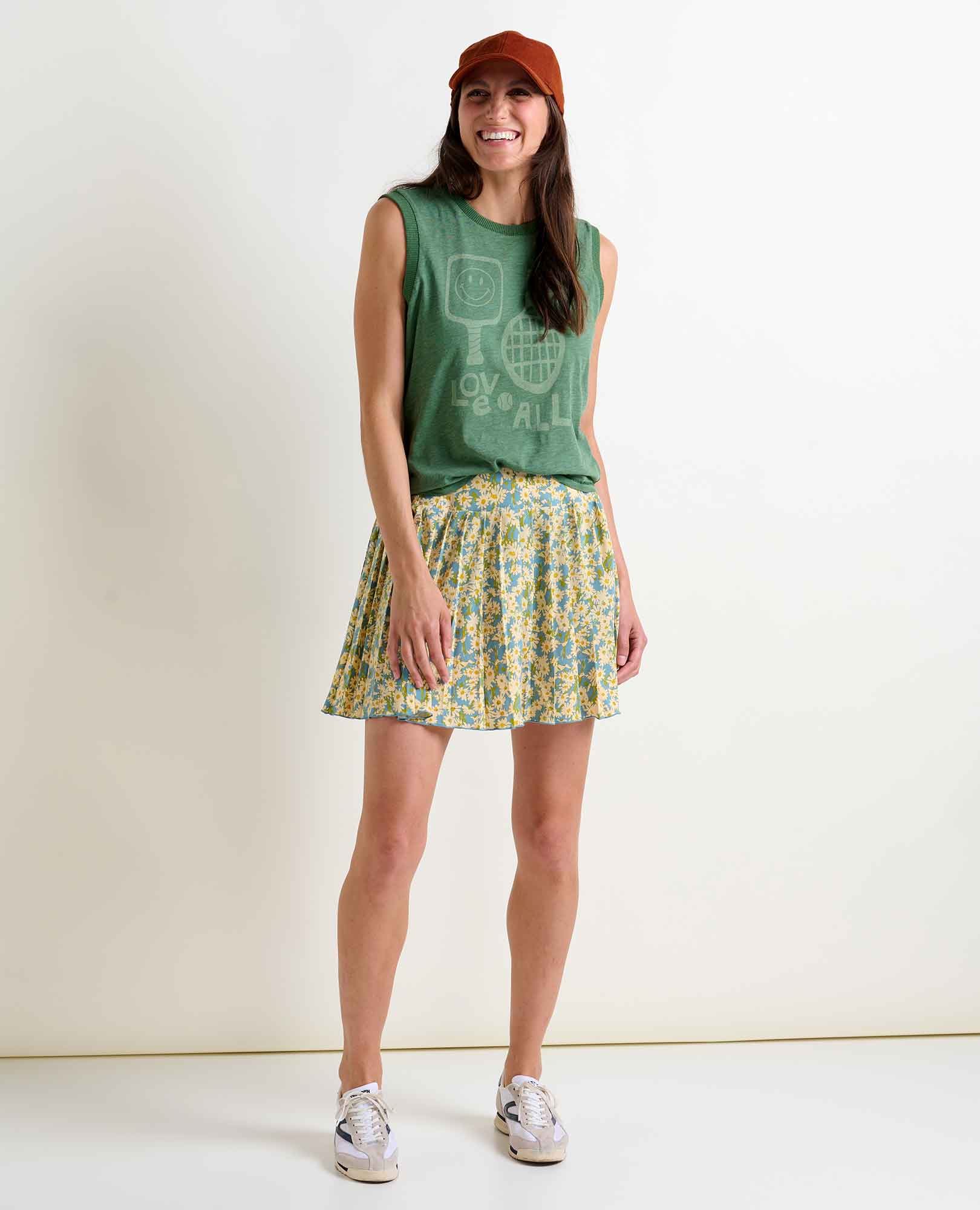 Sunkissed Pleated Skort