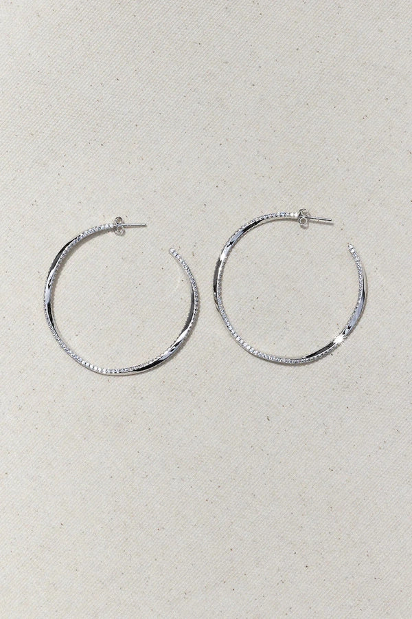 Twisted Hoop Earrings