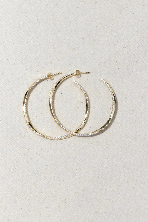 Twisted Hoop Earrings