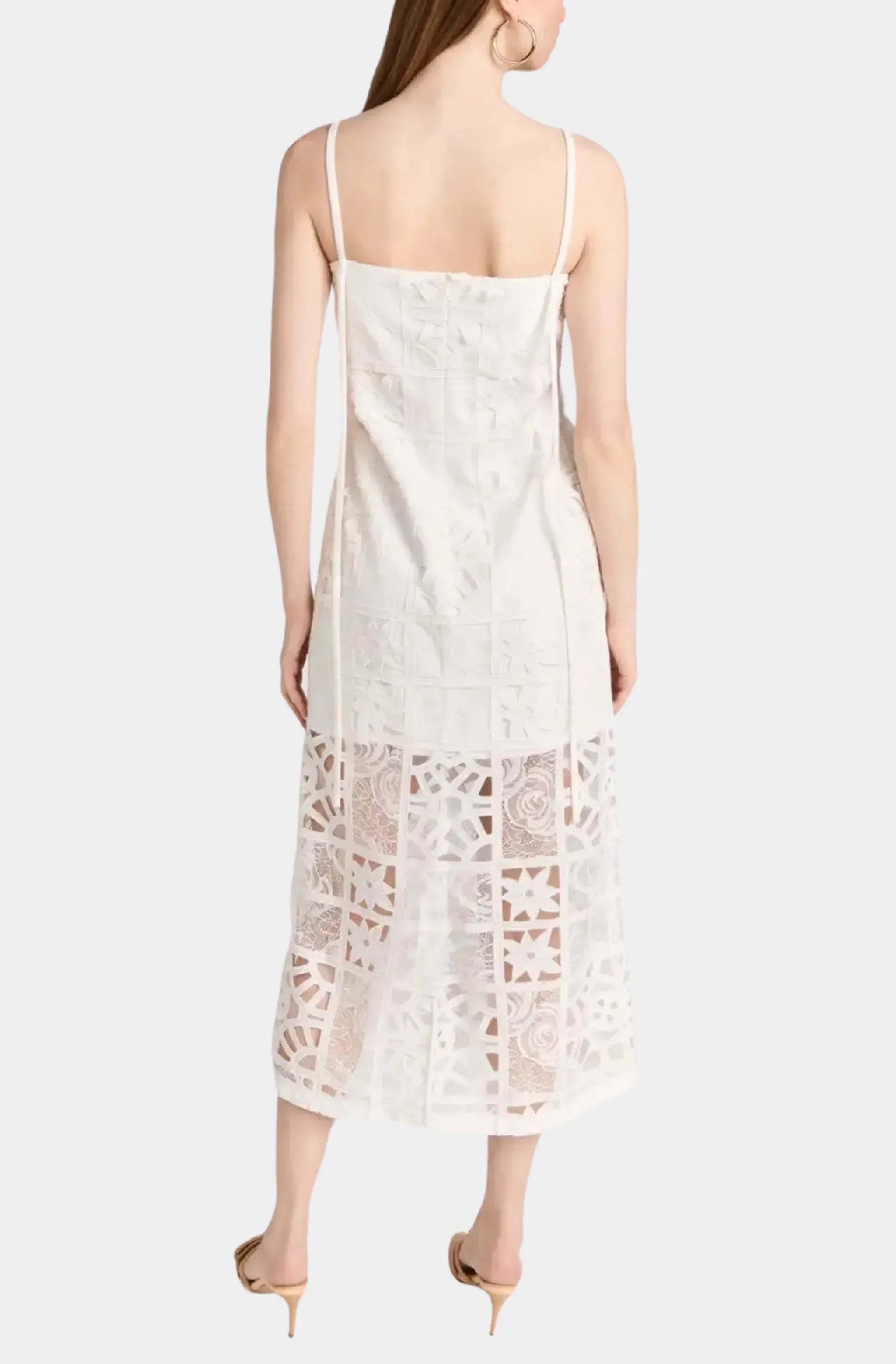 Bronze Lace Maxi Dress