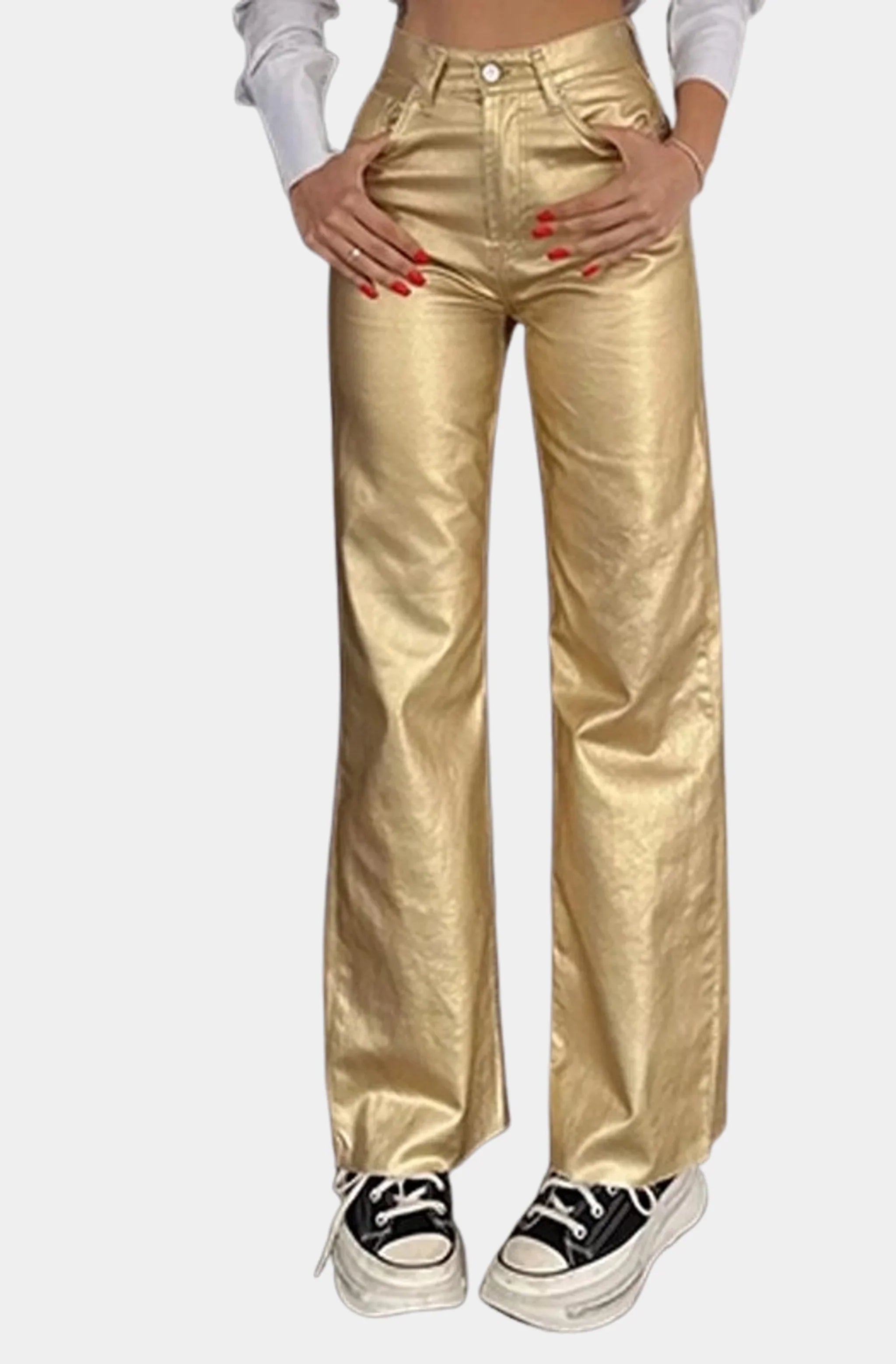 Metallic Pants