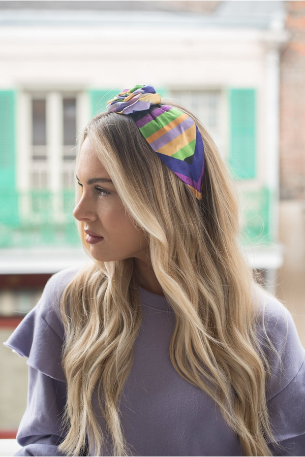 Hemline Exclusive Mardi Gras Headband