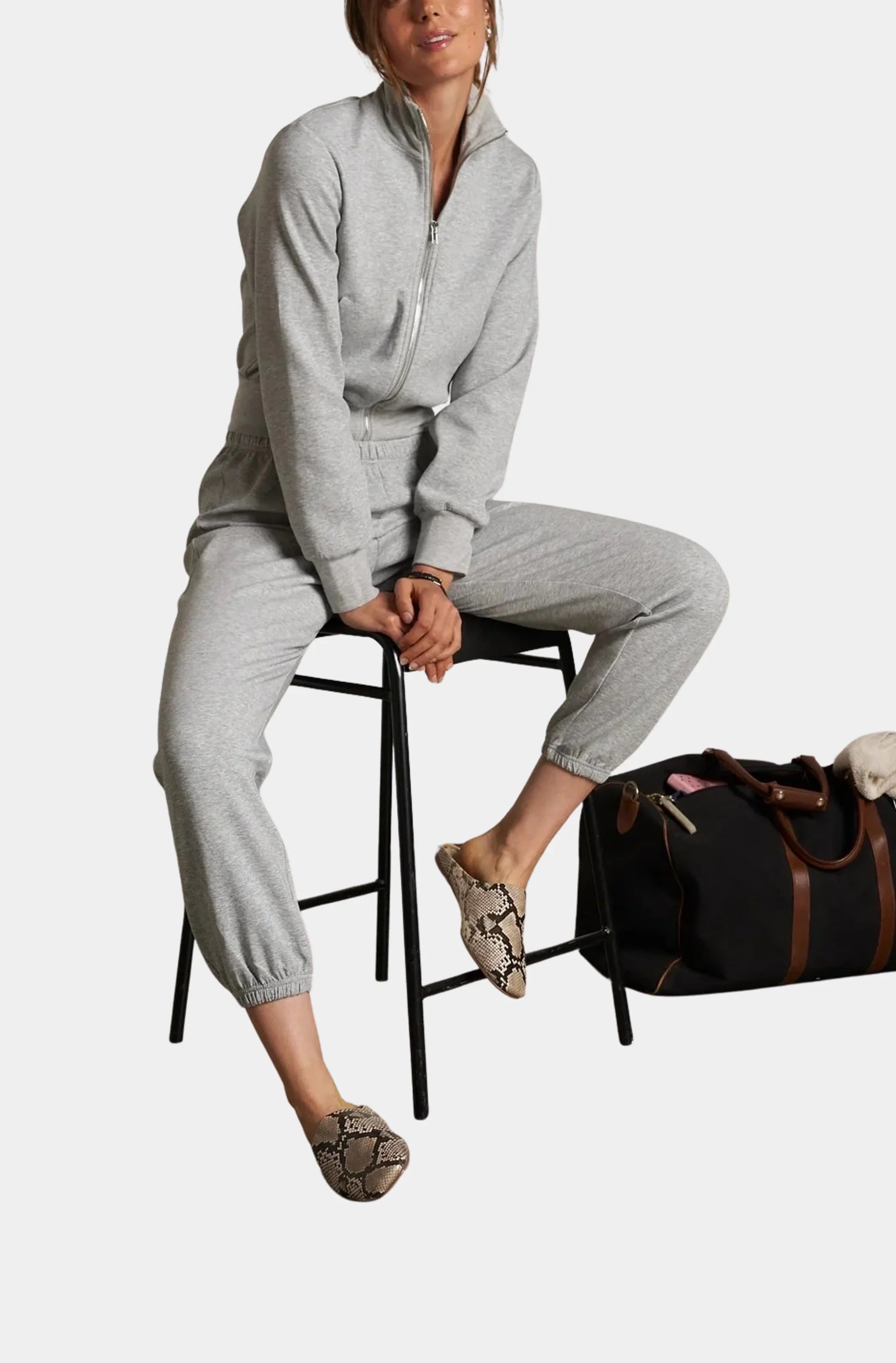 Milana Travel Cropped Track Jacket
