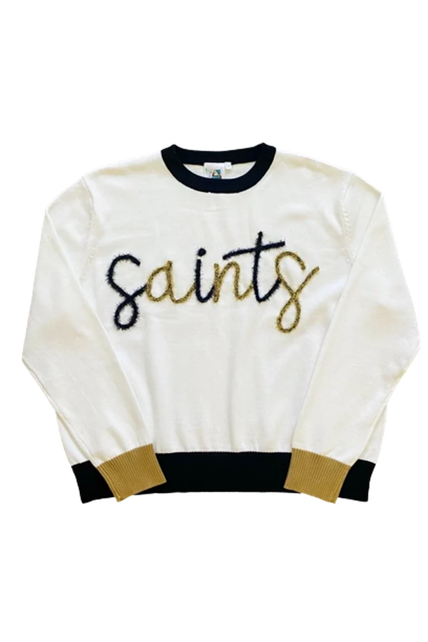 "Saints" Long Sleeve Sweater