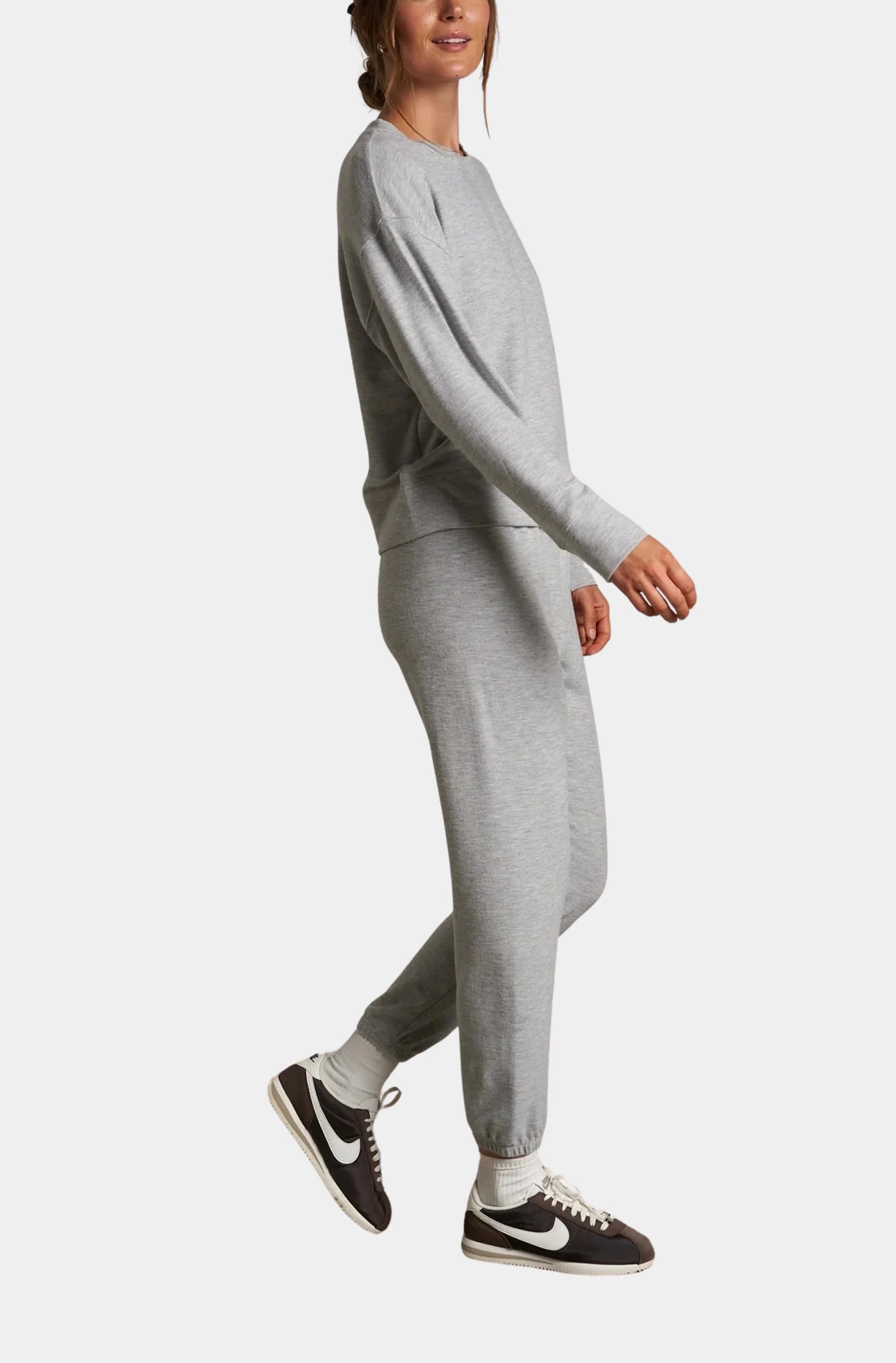 Selma Brushed Sweater Jersey Pullover