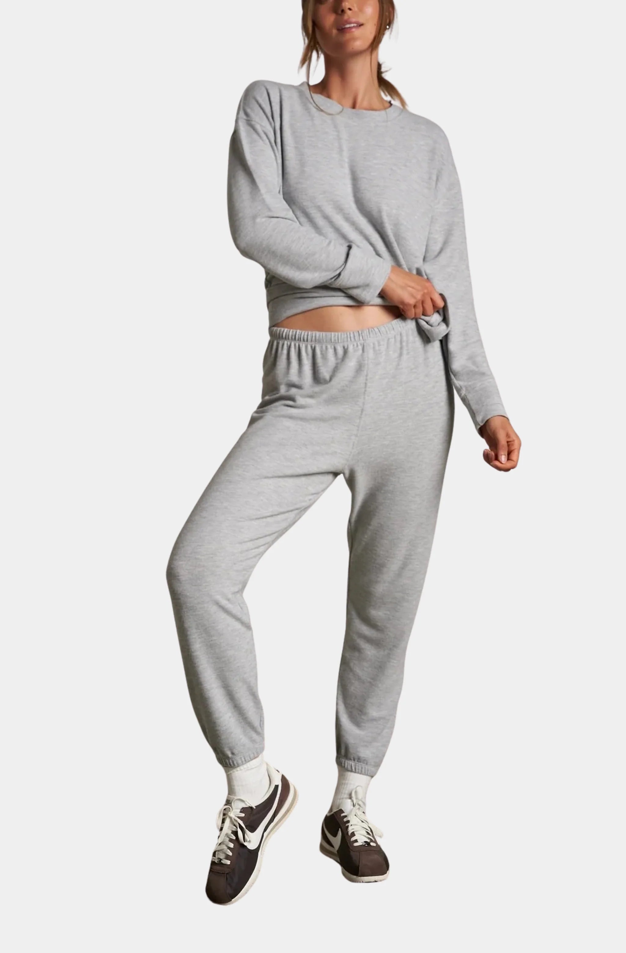 Selma Brushed Sweater Jersey Pullover