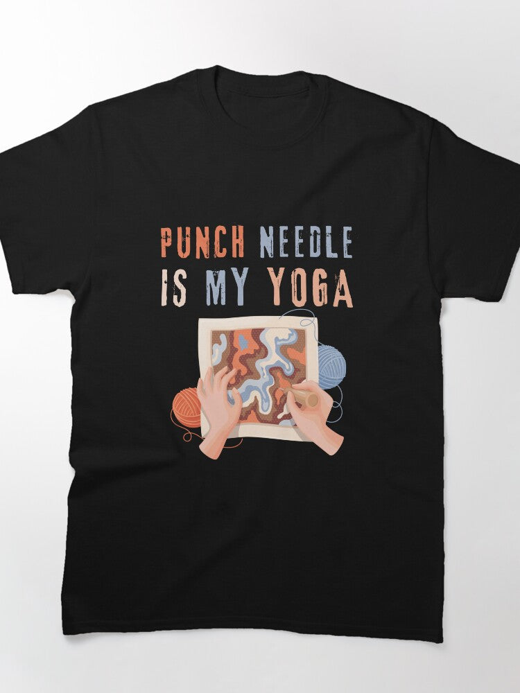 Punch Needle Is My Yoga Craft Lover Oversized T-Shirt