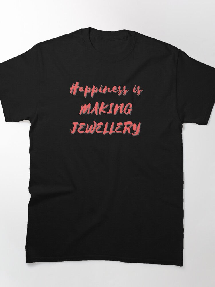 Happiness Is Making Jewelry Creative Hobby Oversized T-Shirt