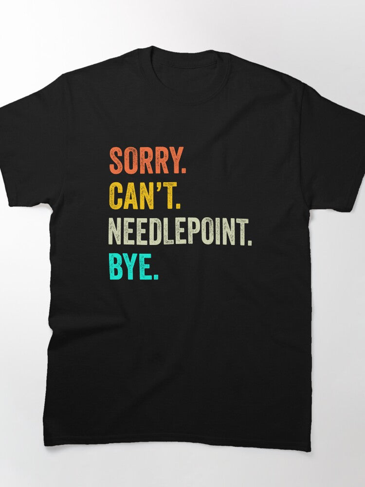 Needlepoint Coach Shirt | Funny Sarcastic Quotes Gift Tee