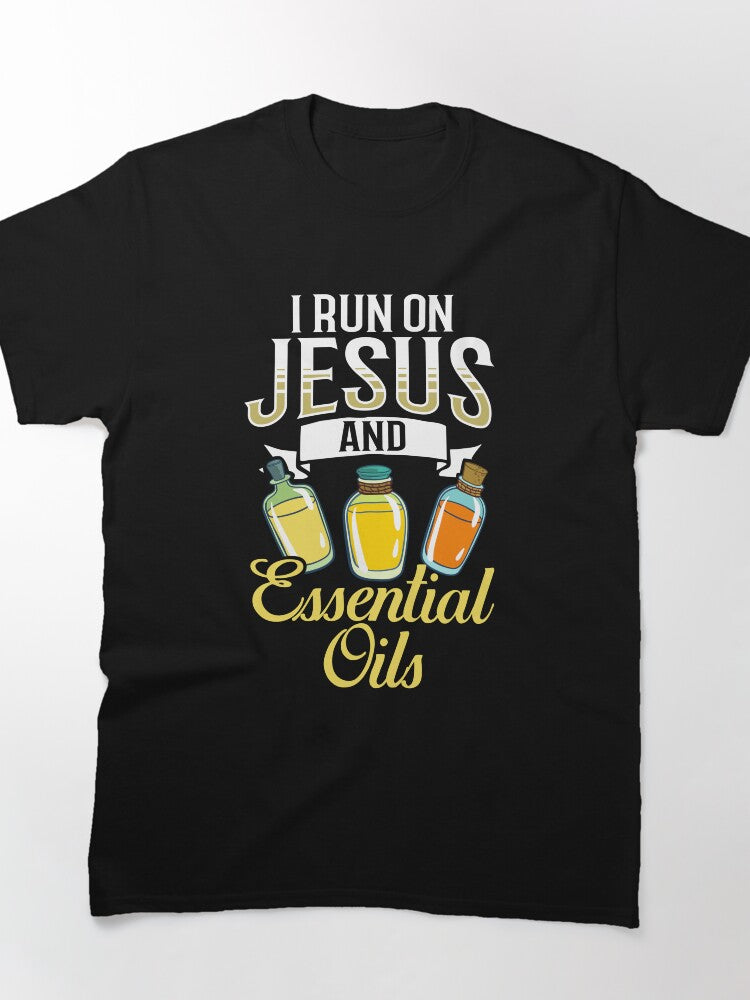 Peppermint Oil Aromatherapy Tee - Essential Oil Diffuser Graphic Shirt
