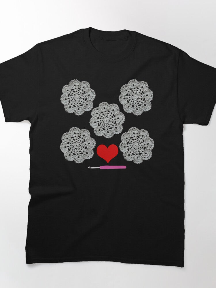 Funny I Love Crochet Gift Shirt Oversized Comfy Crafting Apparel
