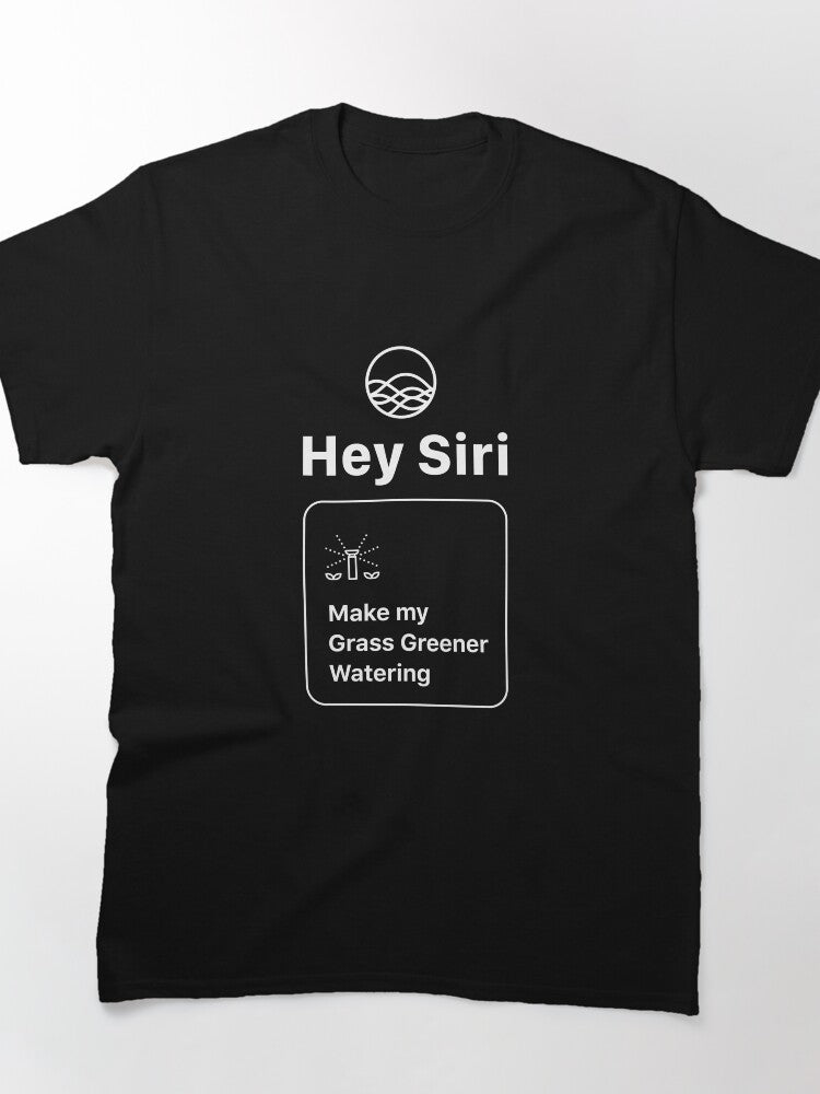 Smart HomeKit Siri Gardening Shirt - Funny Greener Grass Design Tee