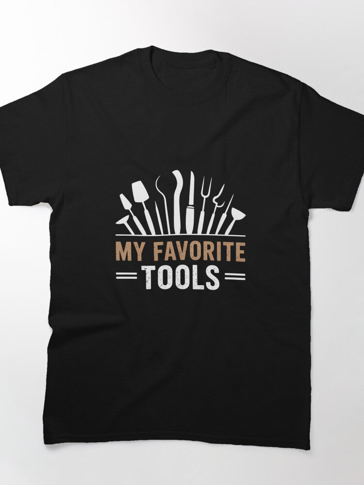 Funny Clay Sculptor Tool Kit Artist Graphic Oversized T-Shirt