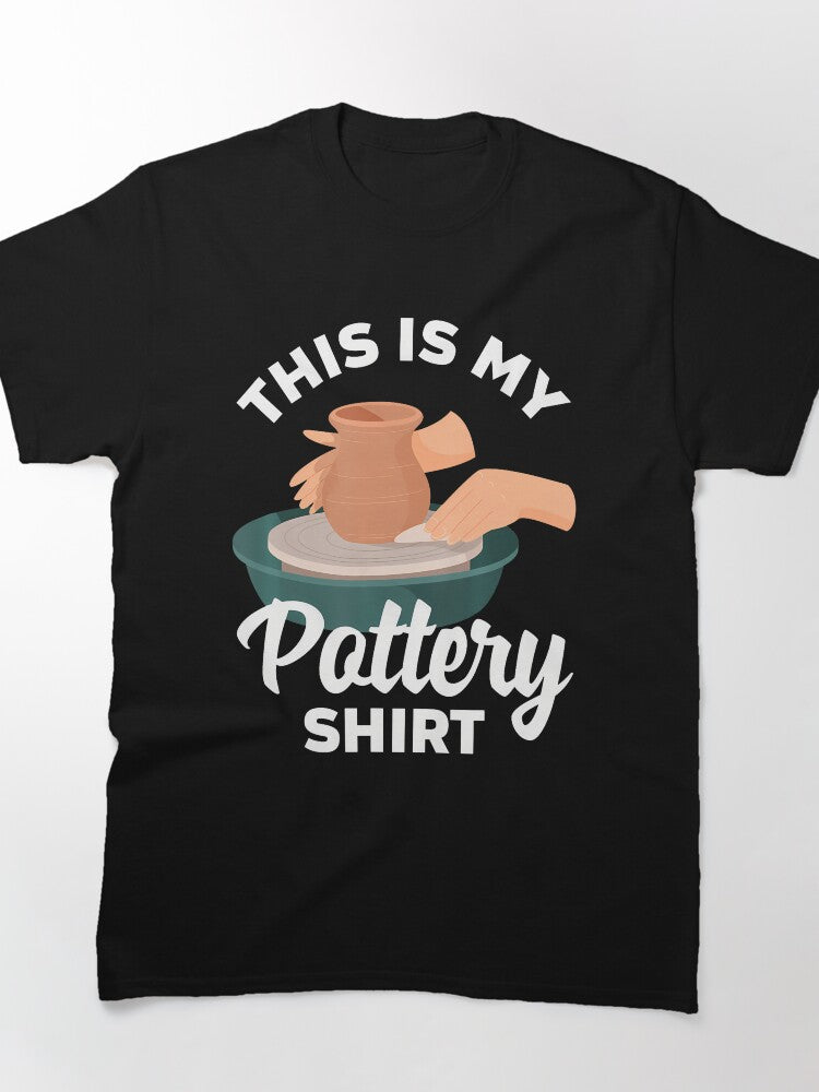 This Is My Pottery Art Ceramics Hobbyist Oversized T-Shirt