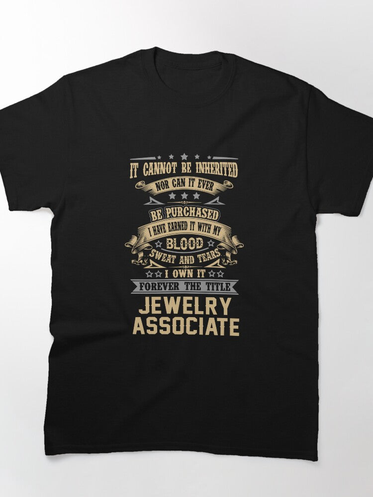 Career Jewelry Associate Job Pride Graphic Oversized T-Shirt