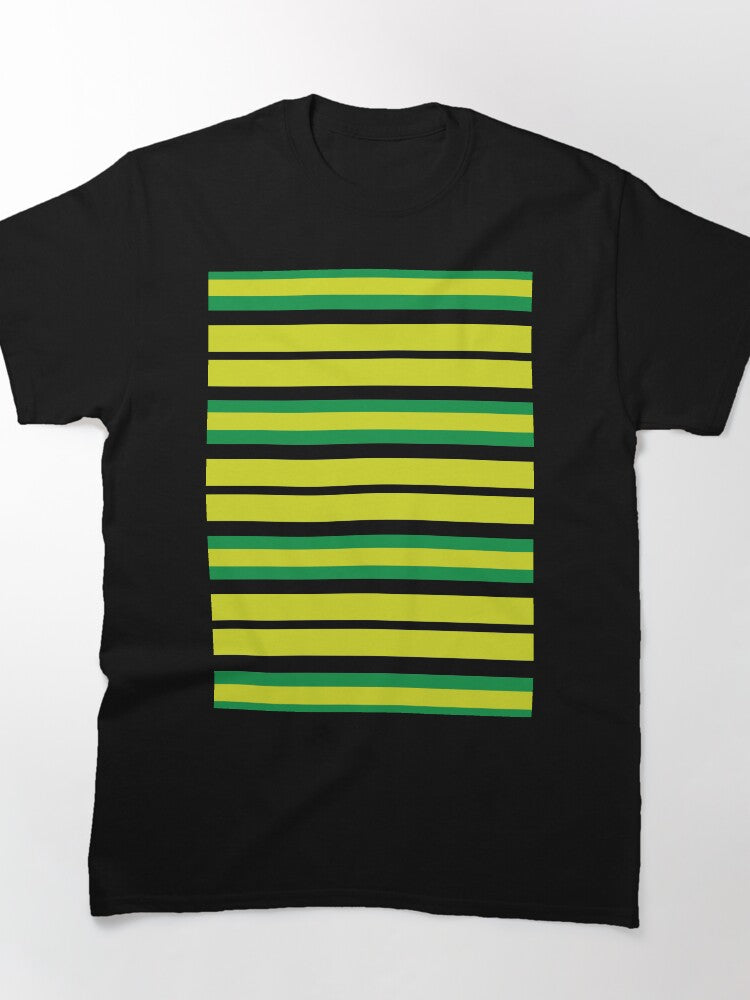 Geometric Stripes Knitting Tee - Oversized Baby Pattern Shirt