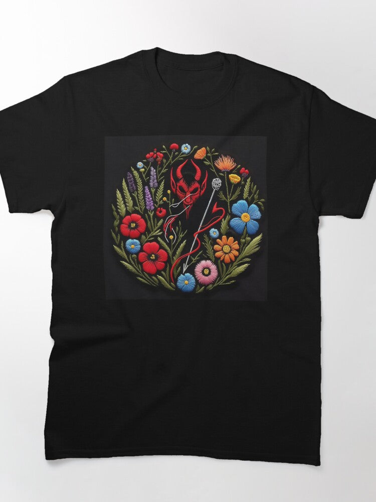 Devil's Darning Needle Unique Graphic Oversized T-Shirt