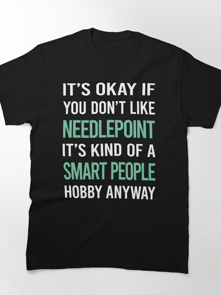 Smart Hobby Needlepoint | Intellectual Crafting Oversized Tee