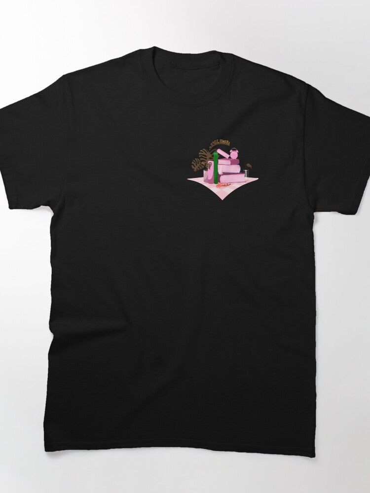 Pink Book Nook Graphic Tee Cute Aesthetic Reading Oversized Shirt