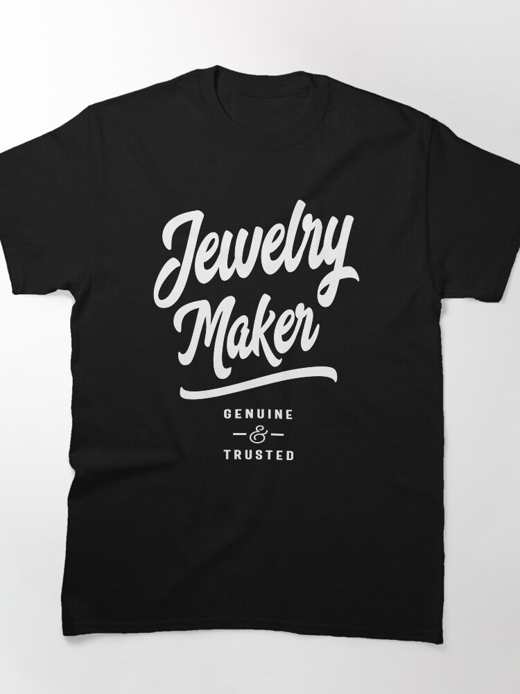 Customizable Jewelry Maker Job Title Gift Shirt Oversized Fit
