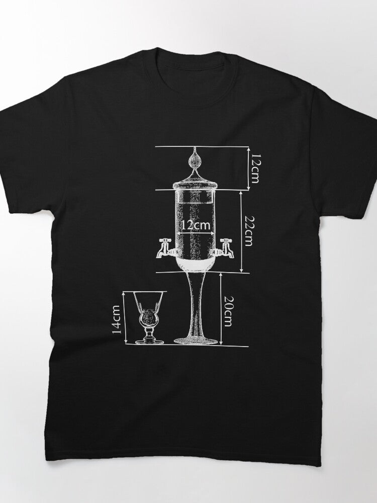 Absinthe Fountain Vintage Shirt - Retro Green Fairy Aesthetic Tee