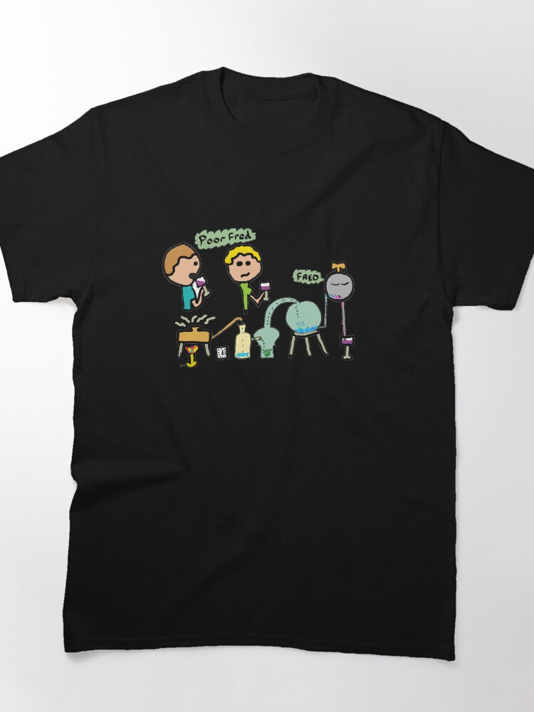 Funny Science Geek T-Shirt - Nerdy STEM Researcher Oversized Apparel