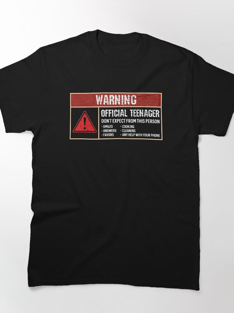 Official Teenager 13th Birthday Funny Gift Oversized T-Shirt