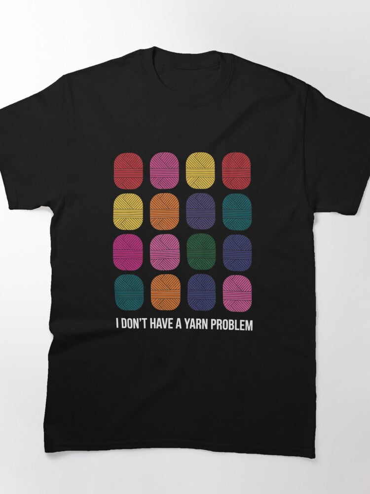 Yarn Collecting Hobby Tee - Oversized Knitting & Crochet Shirt