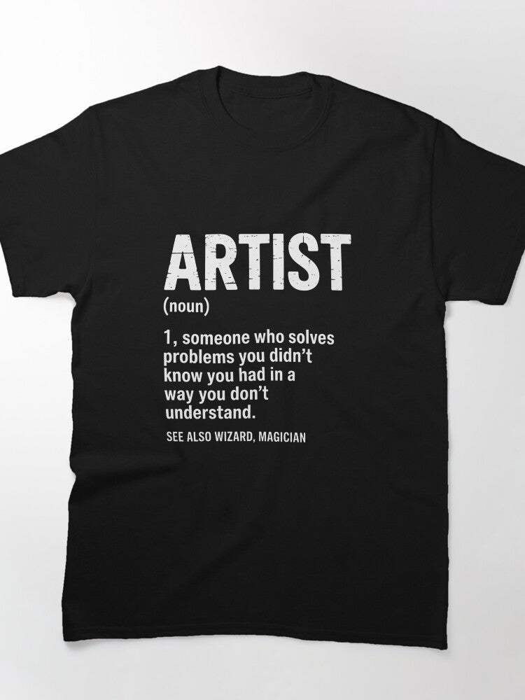 Art Teacher Definition Job Title Educator Oversized T-Shirt