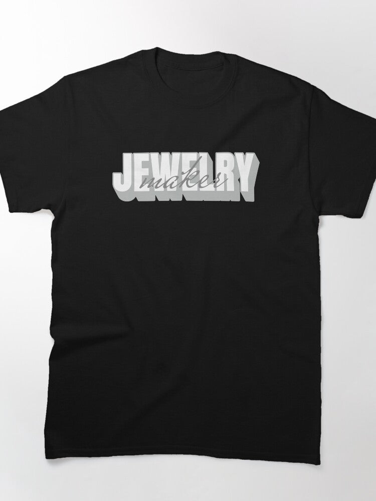Metalsmith Jeweler Lettering Artistic Gift Oversized T-Shirt