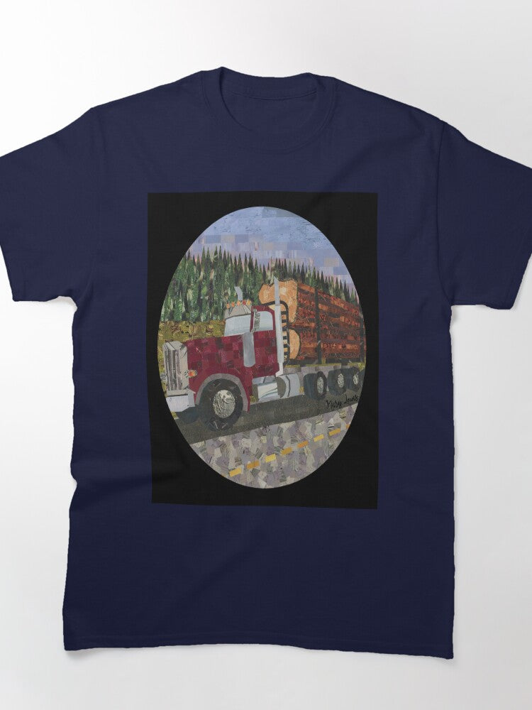 PNW Logger Life Heritage Oversized T-Shirt Pacific Northwest Tee