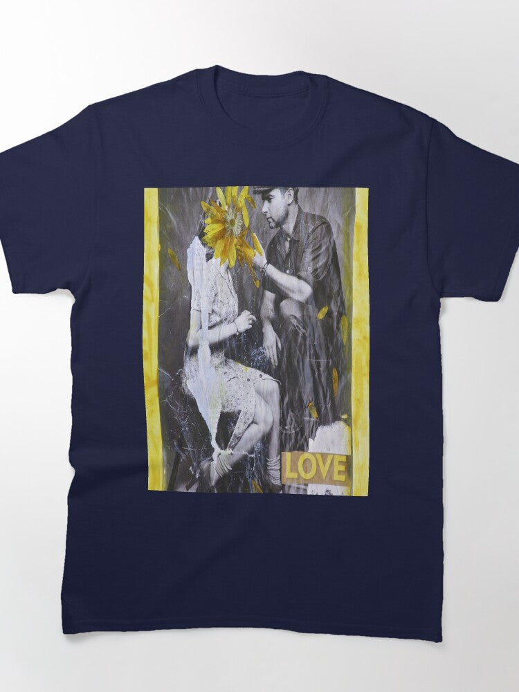Love is Blind Artistic Oversized T-Shirt Meaningful Graphic Print