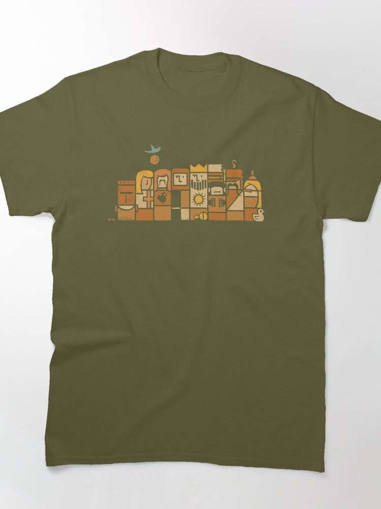 Minimal Quest Oversized T-Shirt Clean Aesthetic Adventure Tee