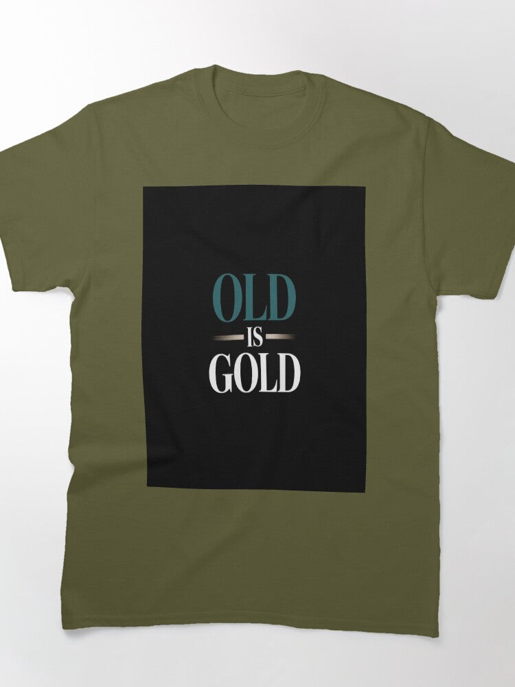 Flea Market Antiques Collector Oversized T-Shirt Old Gold Graphic