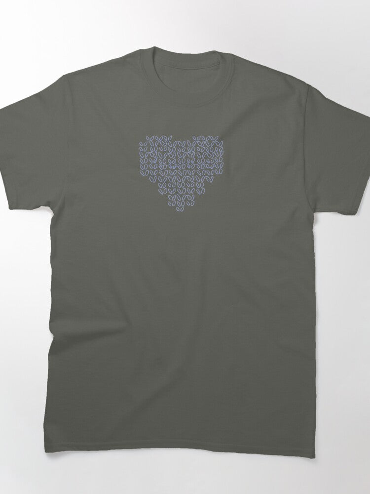 Knitting Love Heart Craft Inspired Oversized Cotton Tee